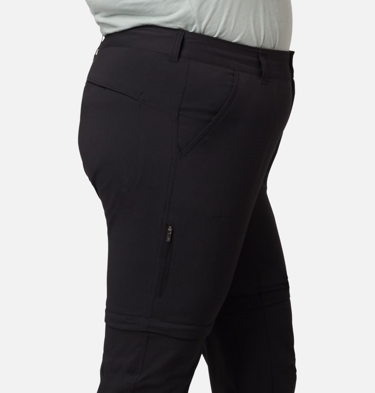 Women's Columbia Saturday Trail II Convertible Pants Black | Plus Size CA-B65LC